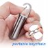 Mini Sealed Storage Pill Box Medicine Tablet Container Organizer Stainless Steel Waterproof Outdoor Traval First Aid Pill Case small