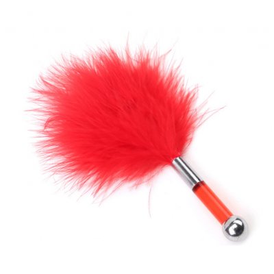 Wholesale Mini Sexy Feathers Tickler With Acrylic Anal Plug Adult