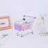 Mini Shopping Cart Toy Home Decoration Storage Tool