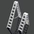 Mini Simulate Ladder for 1 10 Trx 4 RC Crawler Car SCX10 D90 Upgrade Spare 150mm Long ladder