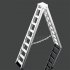 Mini Simulate Ladder for 1 10 Trx 4 RC Crawler Car SCX10 D90 Upgrade Spare 150mm Long ladder