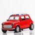 Mini Simulate the Union Flag Pattern Alloy Car Pull Back Door Opening Toy for Boys Box Packing  blue