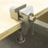 Mini Table Vice Bench Clamp Screw Vise Aluminium Alloy Machine Bench Screw Vise For DIY Craft Mould Fixed Repair Tool grey