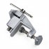 Mini Table Vice Bench Clamp Screw Vise Aluminium Alloy Machine Bench Screw Vise For DIY Craft Mould Fixed Repair Tool grey