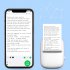 Mini Thermal  Printer Portable Wireless Bluetooth 200dpi Label Printer Memo Problem Printer 10 rolls Label printing paper