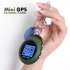 Mini Travel Locator GPS Navigation Receiver Positioner Outdoor Tracker USB Rechargeable Handheld Location Finder  green