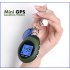 Mini Travel Locator GPS Navigation Receiver Positioner Outdoor Tracker USB Rechargeable Handheld Location Finder  green