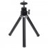 Mini Tripod Aluminum Metal Lightweight Tripod Stand Mount For Digital Camera Webcam Phone DV Tripod black