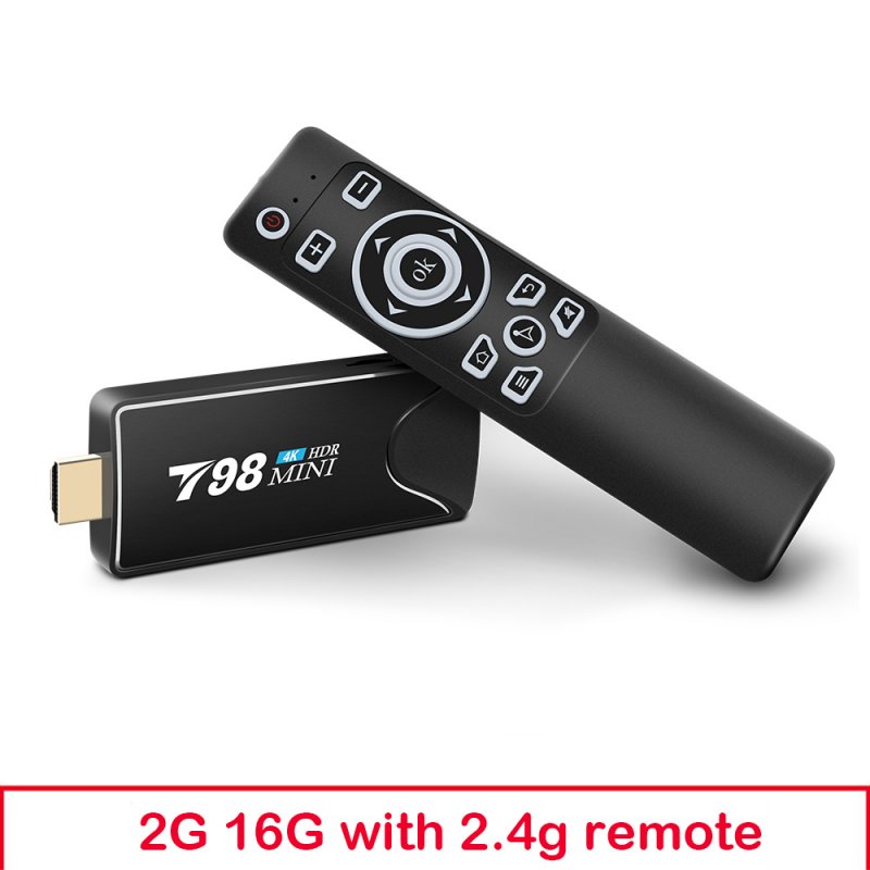 Mini Tv  Stick  Box Tv T98 Mini Tvbox Rk3318 Android10.0 Tv  Box Media Player Tv Receiver 2+16g 2+16G_US plug