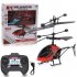 Mini Two channel Remote Control Aircraft Helicopter Rc Drone Model Children Educational Electric Toys blue