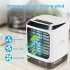 Mini USB Air Cooler Portable LED Lighting Air Humidifier Desktop Air Cooling Fan for Office Home 5V 2A 5V 2A