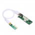 Mini USB Cable and SATA Cable PCI E X1 Extension Cable PCIE 1X Expansion Riser Card 90  Right Angle
