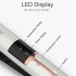 Mini USB Cordless Hair Straightener Travel Flat Irons Portable Wireless Straightening Hair Iron   Black