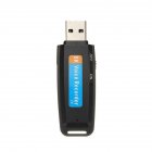 Mini USB Digital Pen Audio Voice Recorder Dictaphone Flash Drive U Disk black
