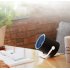 Mini USB Flower Pot Model Office Desk Portable Cute Summer Library Cooling Mute Fan Black blue
