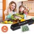 Mini Vacuum Sealer Home Automatic Food Sealer Packing Machine with 15 Bags for Food Preservation JP plug   15 bags