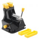 Mini Vise Aluminum Alloy DIY Jewelries Craft Mould Fixed Repair Hand Tool Micro-carving Vise With Suction Cup For Polishing, Grinding, Detailing, Drilling, Carving 8018