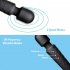 Mini Wand Massager USB Cordless Waterproof Handheld Back Neck Shoulder Massage Powerful Vibrating black