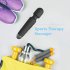 Mini Wand Massager USB Cordless Waterproof Handheld Back Neck Shoulder Massage Powerful Vibrating black