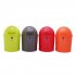 Mini Waste Can with Swing Lid for Office Desk Color Random Green  red  orange  black four color random 14X20CM