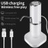 Mini Water Pump Dispenser Portable Usb Rechargeable Smart Wireless Automatic Water Bottle Pump YSY A Silver