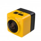 Mini WiFi 360 Degree Panoramic Wide Angle Action Camera Sports Cam Recorder with Standard 1 4 Screw Interface   Yellow