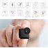 Mini Wide Angle Night Vision Camera Wireless Home Security Camera black