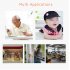 Mini Wide Angle Night Vision Camera Wireless Home Security Camera black