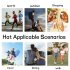 Mini Wifi Cam HD 4k Hat Camera P2p Wearable Recorder Photo Video Recording Motion Detection Digital Camcorder Black
