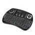 Mini Wireless Keyboard comes with colorful backlit buttons  It features 2 4GHz wireless connectivity and has a QWERTY layout with 92 keys  