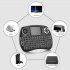 Mini Wireless Keyboard comes with colorful backlit buttons  It features 2 4GHz wireless connectivity and has a QWERTY layout with 92 keys  