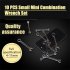 Mini Wrench Set Thin Wrench Set With Storage Pouches Open And Box End Wrench Set Prevent Slipping Portable Small Wrench For Home Car Electrical Maintenance Impe