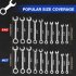 Mini Wrench Set Thin Wrench Set With Storage Pouches Open And Box End Wrench Set Prevent Slipping Portable Small Wrench For Home Car Electrical Maintenance Impe