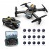 Mini Xt2 Drone 4k Hd Dual Camera Four Side Obstacle Avoidance Optical Flow Positioning Foldable Quadcopter Child Dron Airplane Blue 2 battery  559g 