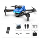 Mini Xt2 Drone 4k Hd Dual Camera Four Side Obstacle Avoidance Optical Flow Positioning Foldable Quadcopter Child Dron Airplane Blue 3 battery  582g 