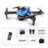 Mini Xt2 Drone 4k Hd Dual Camera Four Side Obstacle Avoidance Optical Flow Positioning Foldable Quadcopter Child Dron Airplane Blue 3 battery  582g 