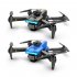 Mini Xt2 Drone 4k Hd Dual Camera Four Side Obstacle Avoidance Optical Flow Positioning Foldable Quadcopter Child Dron Airplane Blue 3 battery  582g 