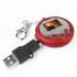 Mini digital photo frame with a good sized 1 1 Inch CTSN LCD display on one side  and on the other  Santa Claus s face  for a perfect little stocking stuffer Ch