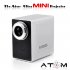 Mini portable projector that literally fits in the palm of your hand features a 640x480 resolution  10 Lumens and a 200 1 contrast
