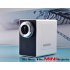 Mini portable projector that literally fits in the palm of your hand features a 640x480 resolution  10 Lumens and a 200 1 contrast