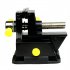 Miniature Bench Table Vise With Suction Cup Portable Lightweight Hand Tools For Watch Jewelry Electronics black