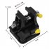 Miniature Bench Table Vise With Suction Cup Portable Lightweight Hand Tools For Watch Jewelry Electronics black