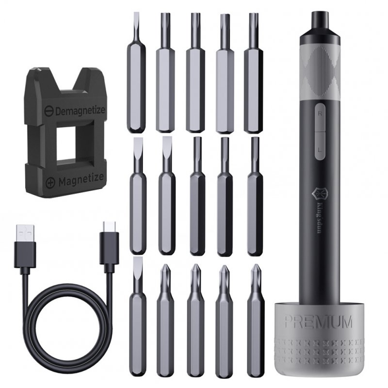 Miniature Combination 18-in-1 Electric Screwdriver Kit Rechargeable Repair Tool Mobile Computer Home Appliance Repair Screw Driver 18 in 1