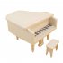 Miniature Mini Piano 1 12 Furniture With Chair For Dollhouse black