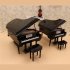 Miniature Piano Model  Mini Piano Musical Instrument Ornaments Display  18x12x10CM No music