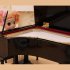 Miniature Piano Model  Mini Piano Musical Instrument Ornaments Display  10x7x8CM No music