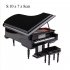 Miniature Piano Model  Mini Piano Musical Instrument Ornaments Display  10x7x8CM No music