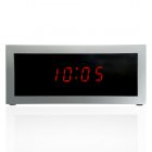 Mirror Alarm Clock with LED display   Three setting alarm clock  Time  Date  Alarm  whose face is a highly polished mirror allowing you to check the time while 