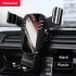 Mirror Metal Car Phone Holder Fixed Air Outlet Clip Charging Gravity Portable Universal for iPhone Huawei Accessories Alloy silver