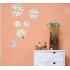 Mirror Surface Wall Sticker 3D Acrylic Flower Shape Decal for Home Decoration 40   60cm